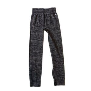Lucky Brand Gray & Black Space Dye High Rise Full Length Leggings Women's Small